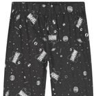 Boys Navy Blue & Grey Marvel Pyjamas, 1, hi-res