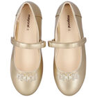 Girls Pink Pearl & Crystal Ballerina Shoes, 3, hi-res