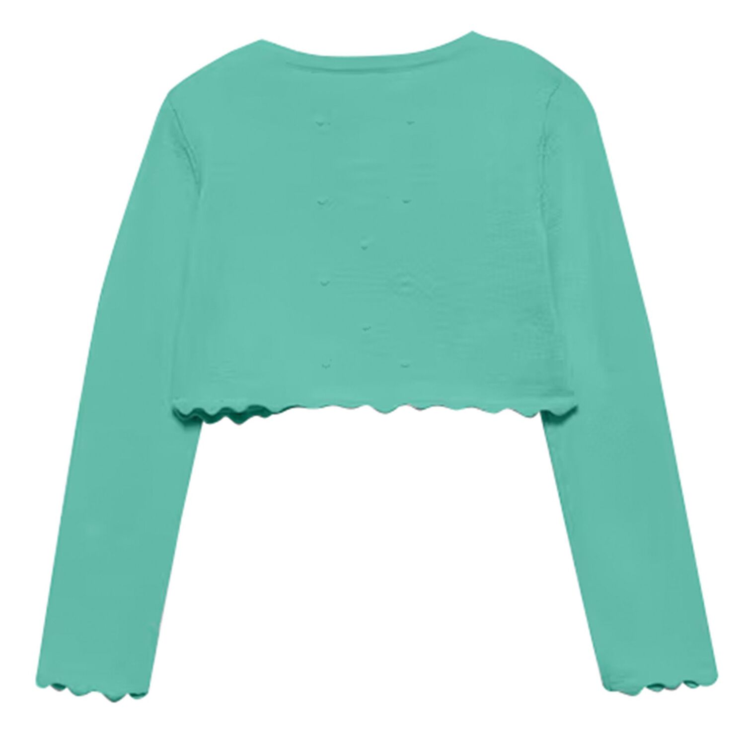 Girls Green Knitted Cardigan, 1, hi-res image number null