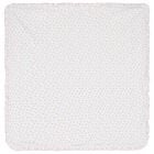 Baby Girls White & Pink Heart Blanket, 1, hi-res