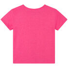 Girls Pink Logo T-Shirt, 1, hi-res