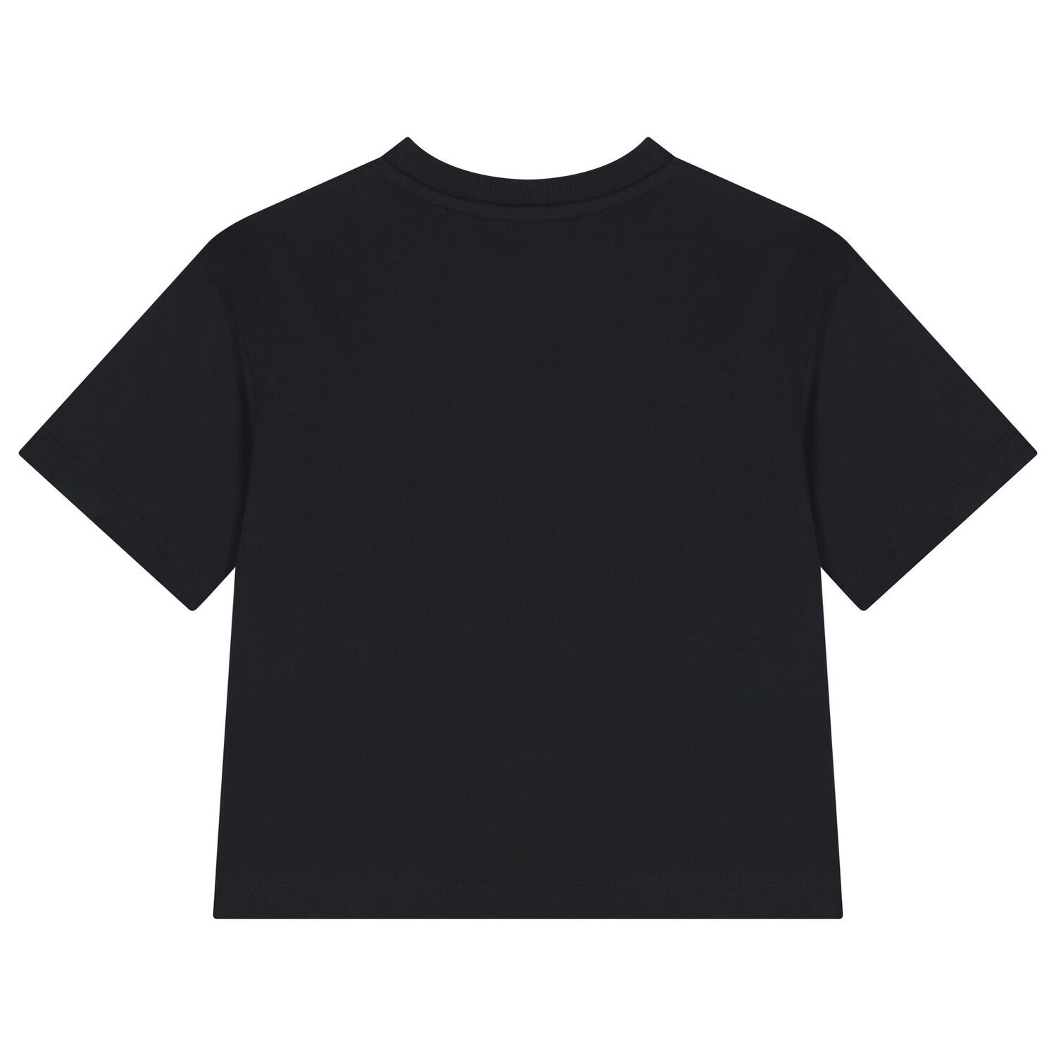 Boys Black Logo T-Shirt, 1, hi-res
