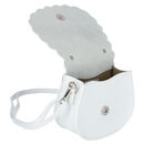 Girls White Roses Shoulder Bag, 1, hi-res