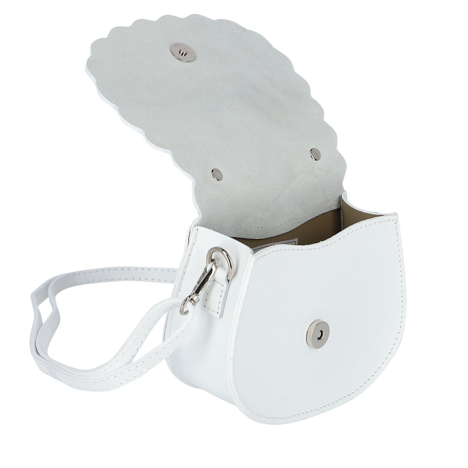 Girls White Roses Shoulder Bag, 1, hi-res