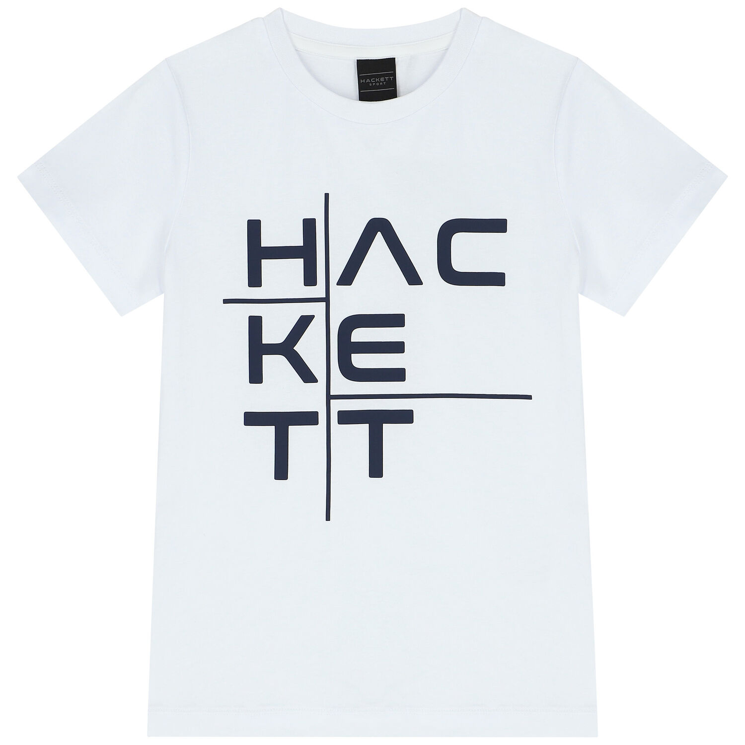 Boys White Logo T-Shirt, 1, hi-res