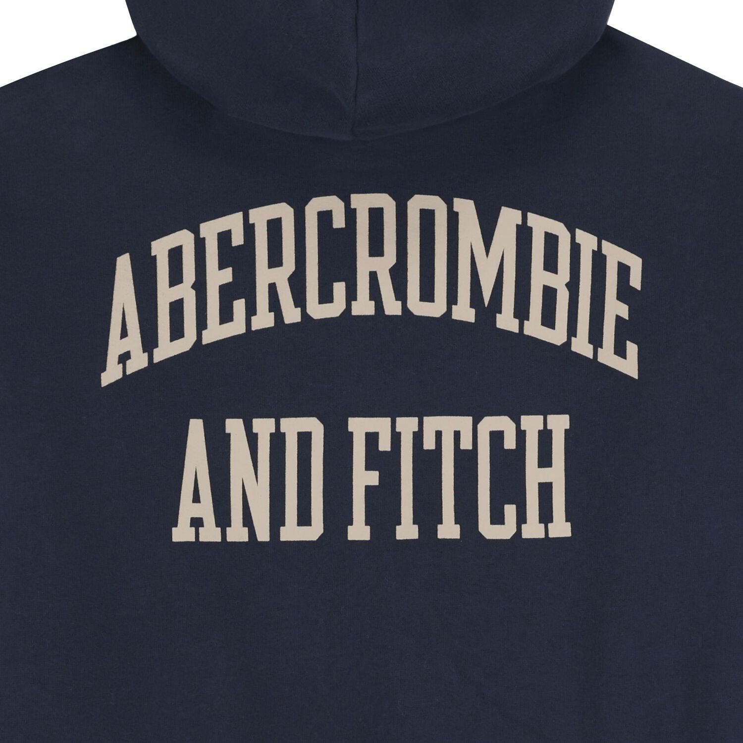 Boys Navy Blue Logo Hooded Top, 1, hi-res