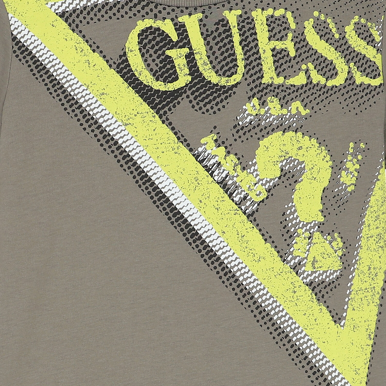 Boys Khaki Green Logo T-Shirt, 1, hi-res