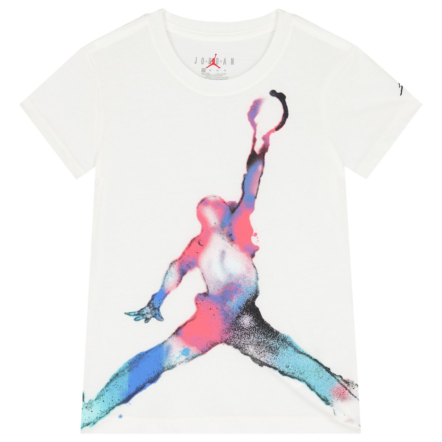 Boys White Jordan Logo T-Shirt, 2, hi-res