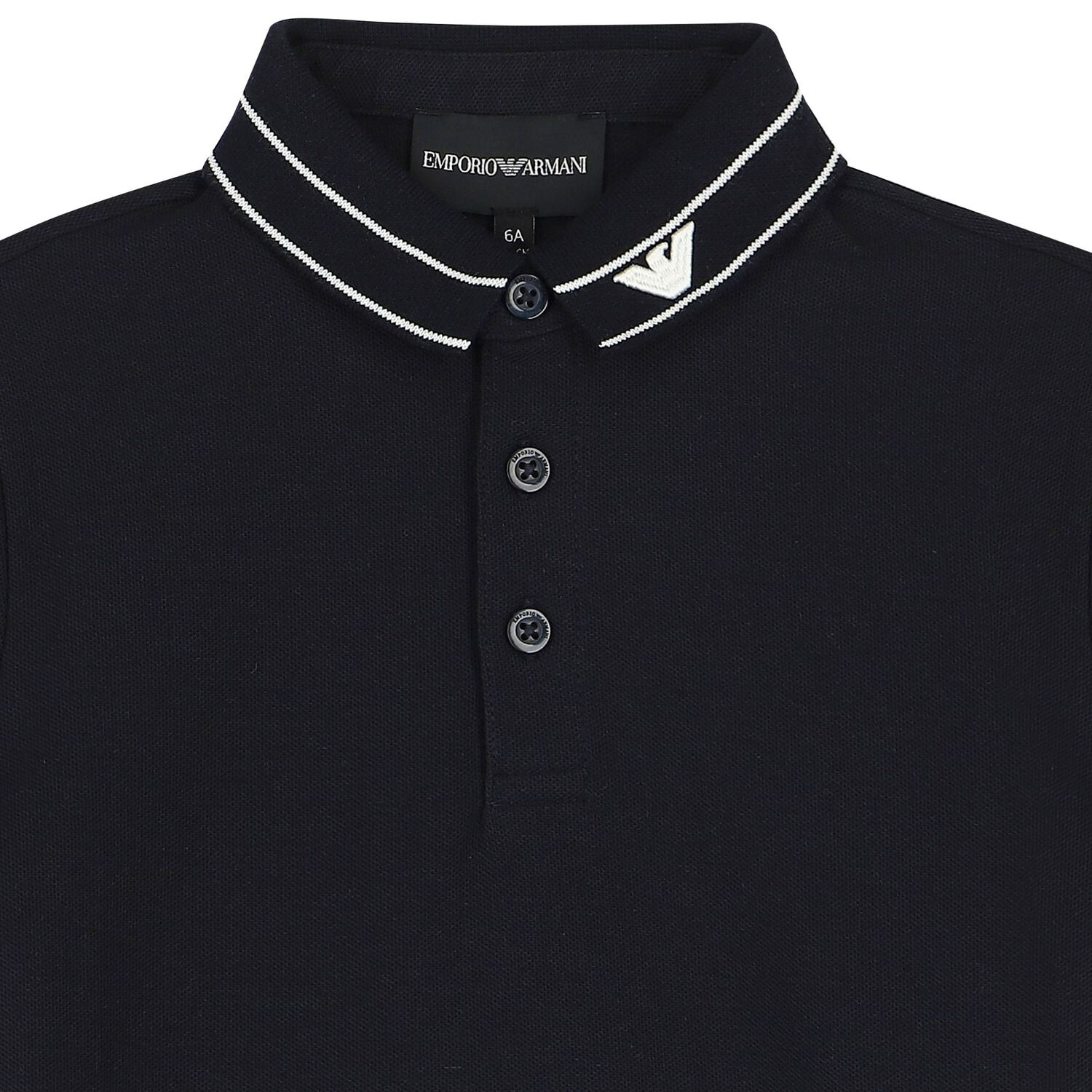 Boys Navy Blue Logo Polo Shirt, 1, hi-res image number null