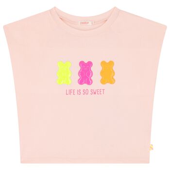 Girls Pink Gummy Bear T-Shirt