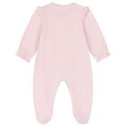 Baby Girls Pink Butterfly Babygrow, 1, hi-res