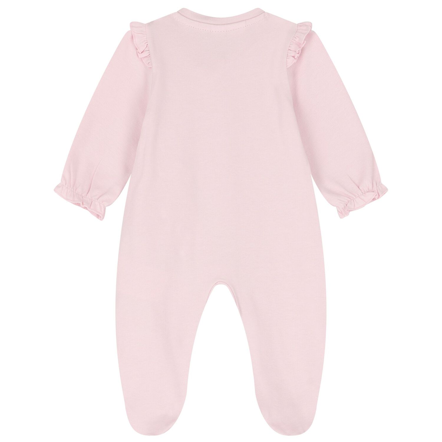 Baby Girls Pink Butterfly Babygrow, 1, hi-res