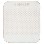 White & Beige Logo Baby Blanket, 1, hi-res