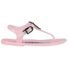 Girls Pink Karl & Choupette Jelly Sandals, 1, hi-res