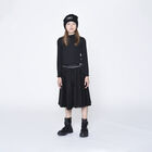 Girls Black Logo Sequin Skirt, 1, hi-res