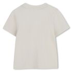 Younger Boys Ivory Logo T-Shirt, 1, hi-res