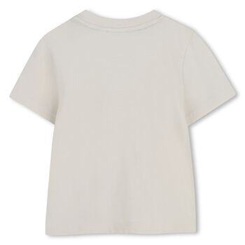 Younger Boys Ivory Logo T-Shirt