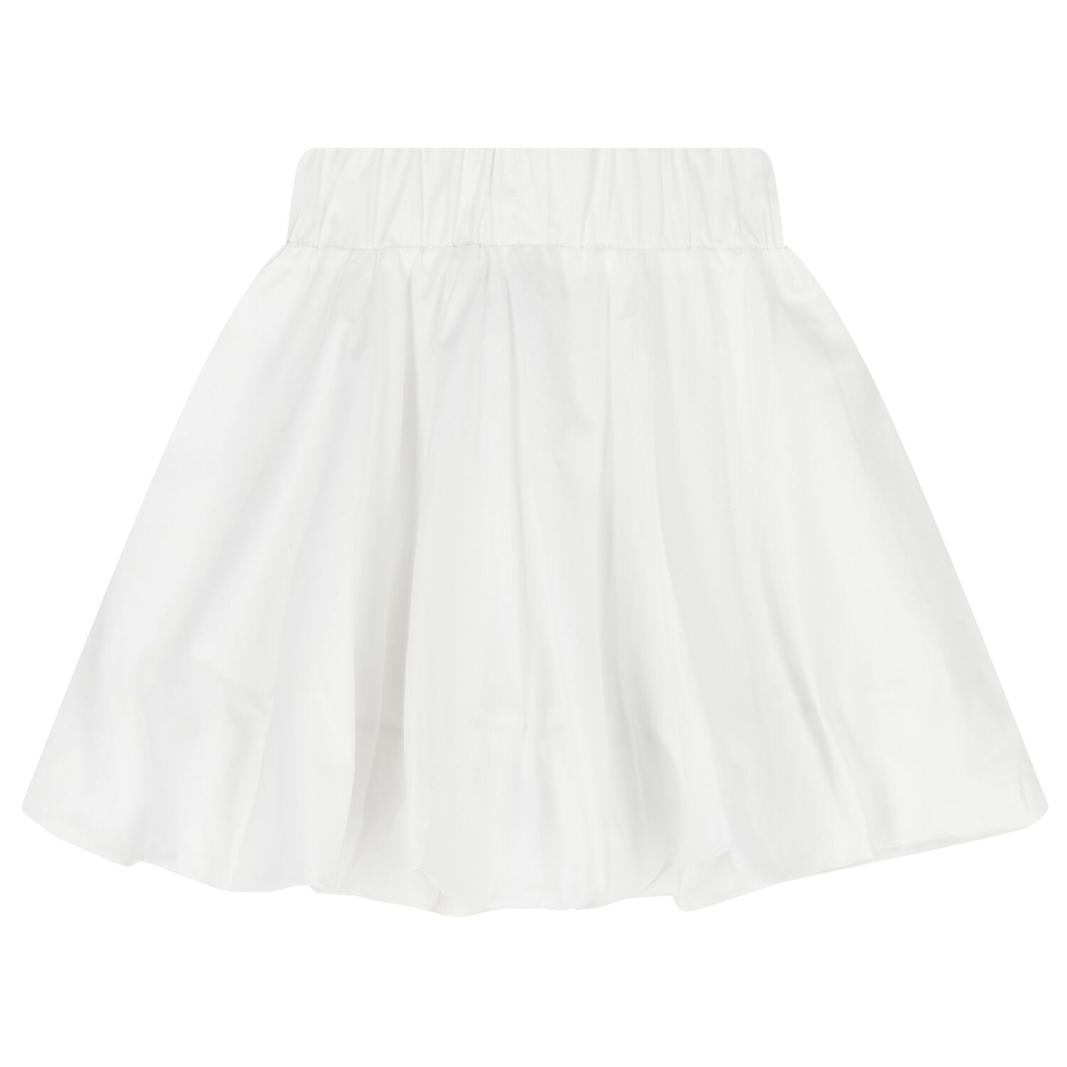 Girls White Logo Skirt, 1, hi-res