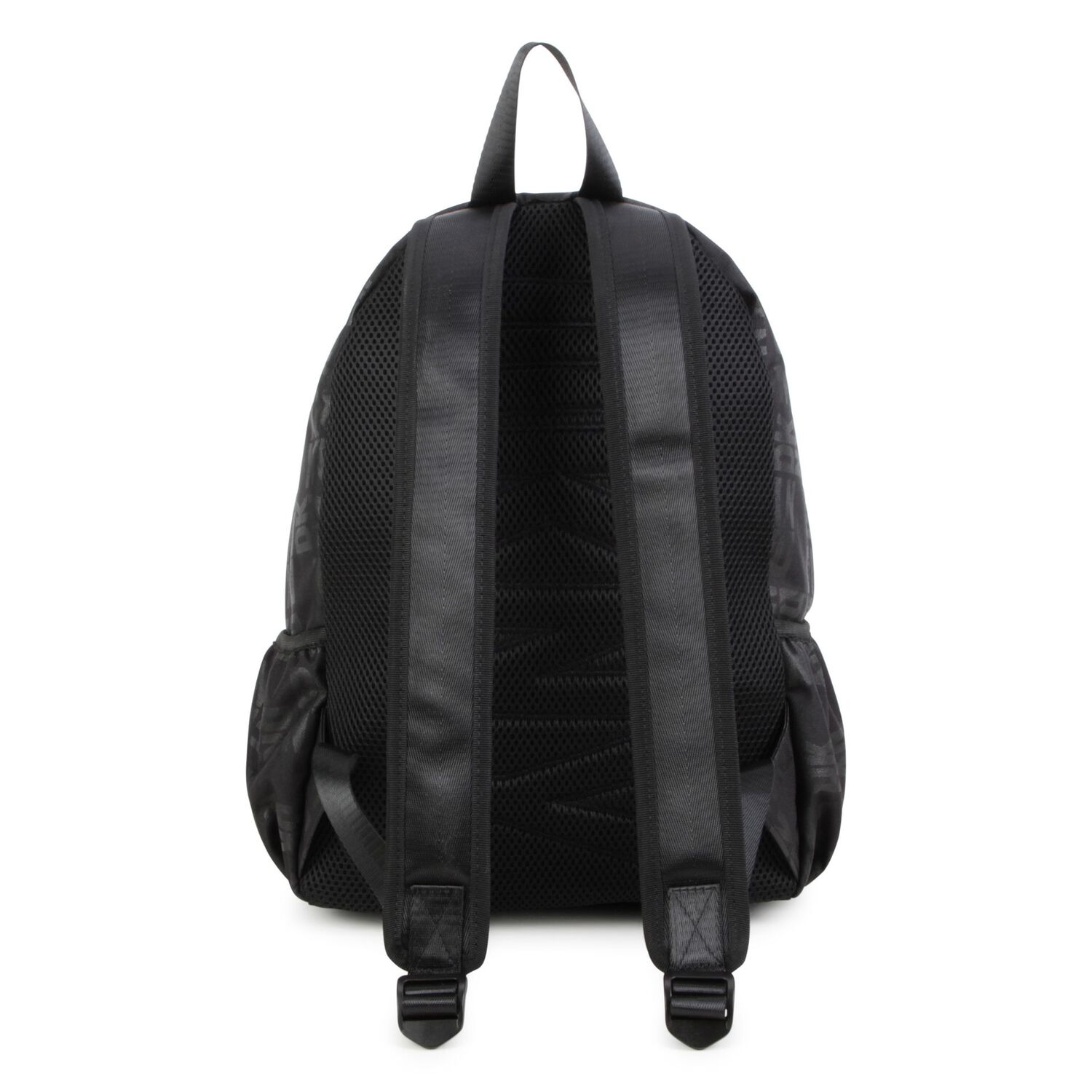 Black Logo Backpack, 1, hi-res