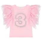 Girls Pink 3rd Birthday T-Shirt, 2, hi-res