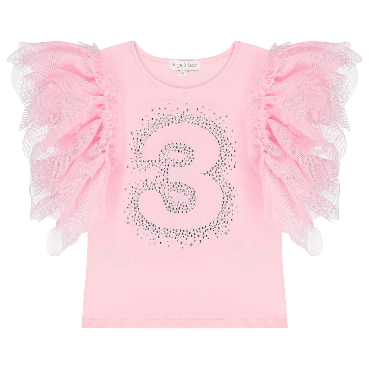 Girls Pink 3rd Birthday T-Shirt, 2, hi-res