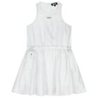 Girls Silver Logo Dress, 1, hi-res