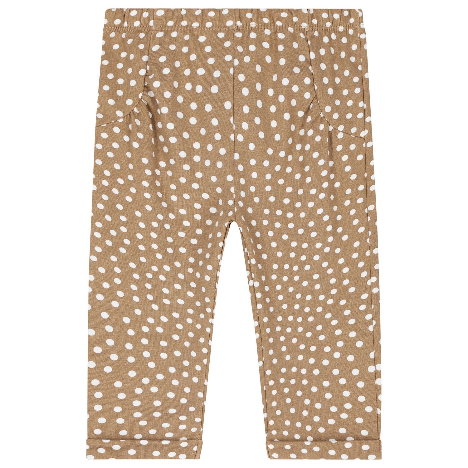 Baby Girls White & Beige Tracksuit Set, 1, hi-res