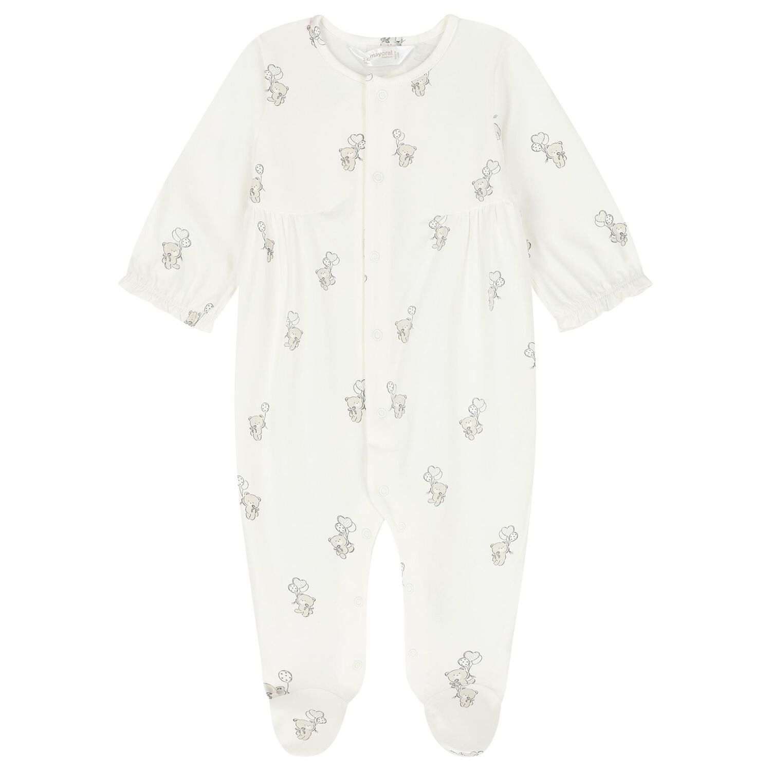Ivory Teddy Bear Babygrow Set, 2, hi-res