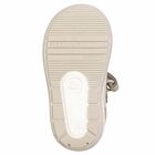 Younger Girls Beige & Gold Leather Shoes, 1, hi-res