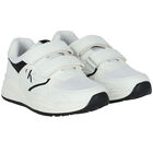 White Logo Trainers, 1, hi-res
