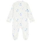 Baby Boys Ivory & Blue Balloon Babygrow, 2, hi-res