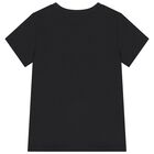 Black Teddy Bear Logo T-Shirt, 7, hi-res