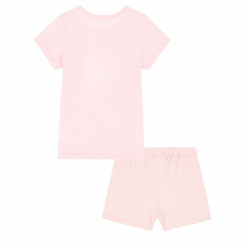 Girls Pink Logo Pyjamas, 1, hi-res image number null