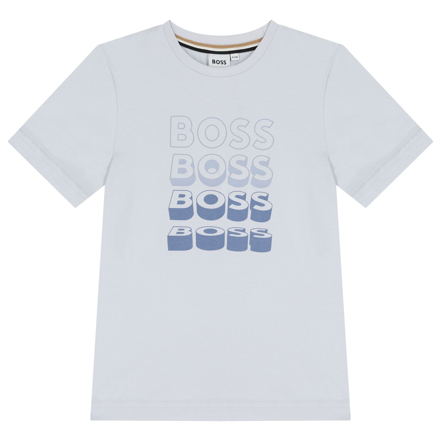 Boys Blue Logo T-Shirt, 3, hi-res