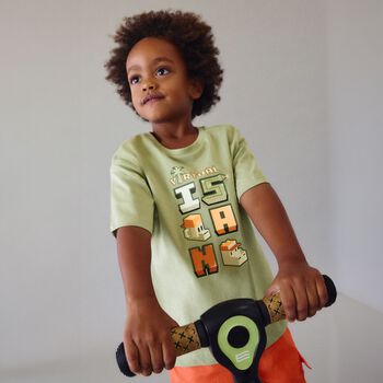Boys Green T-Shirt