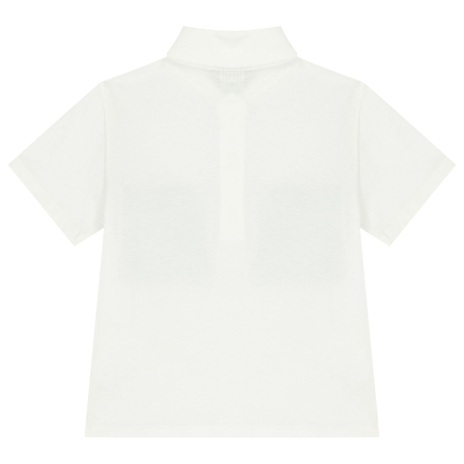 Baby Boys Ivory Logo Polo Shirt, 1, hi-res