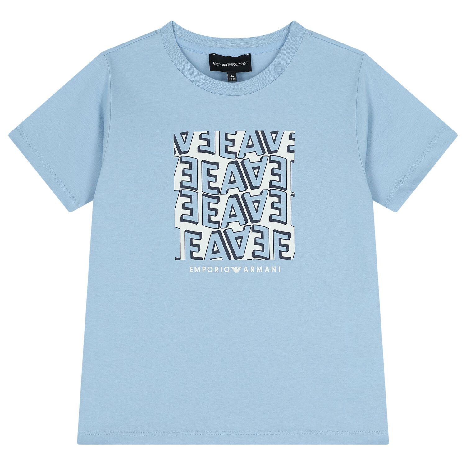 Boys White & Blue T-Shirts ( 2 Pack ), 2, hi-res