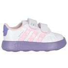 Girls White & Purple Minnie Mouse Disney Grand Court Trainers, 1, hi-res