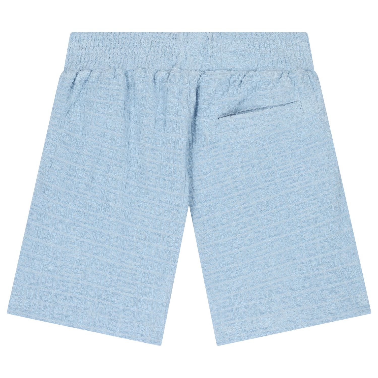 Boys Blue Logo Shorts, 1, hi-res
