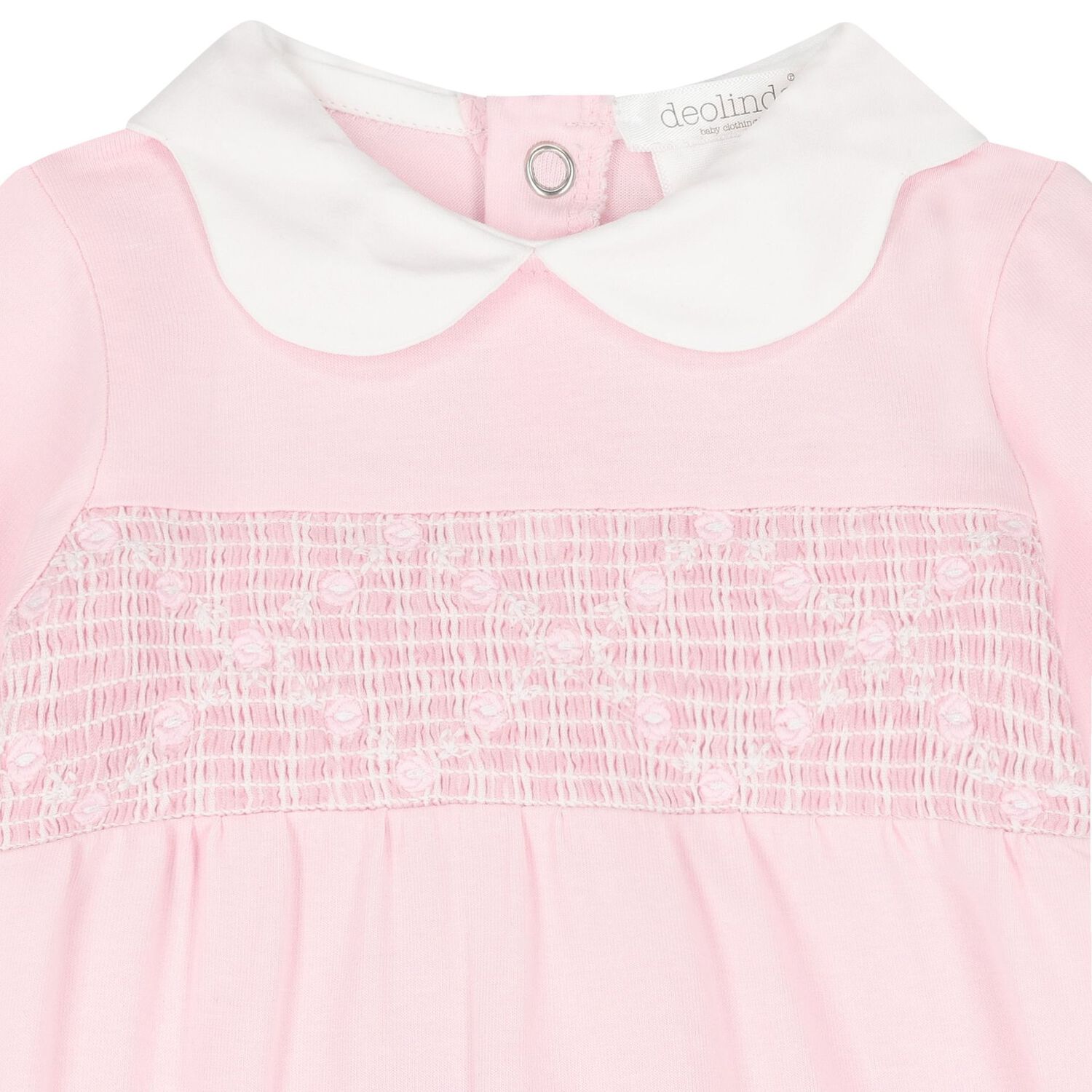 Baby Girls Pink Babygrow, 1, hi-res
