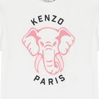 Younger Girls White Elephant Logo T-Shirt, 1, hi-res