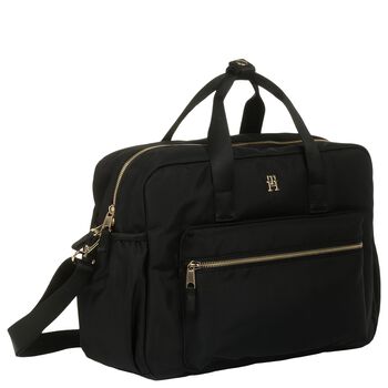 Black Logo Baby Changing Bag
