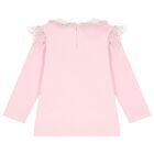 Girls Pink Tulle Skirt Set, 2, hi-res