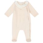 Baby Girls Pink Babygrow & Bib Gift Set, 1, hi-res