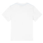 Boys White Logo T-Shirt, 1, hi-res