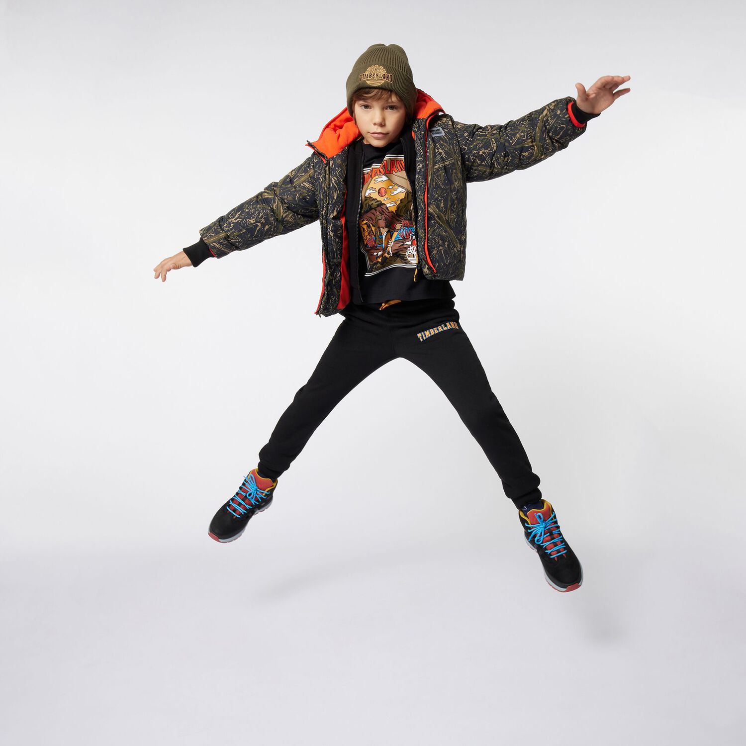 Boys Black Logo T-Shirt, 1, hi-res image number null