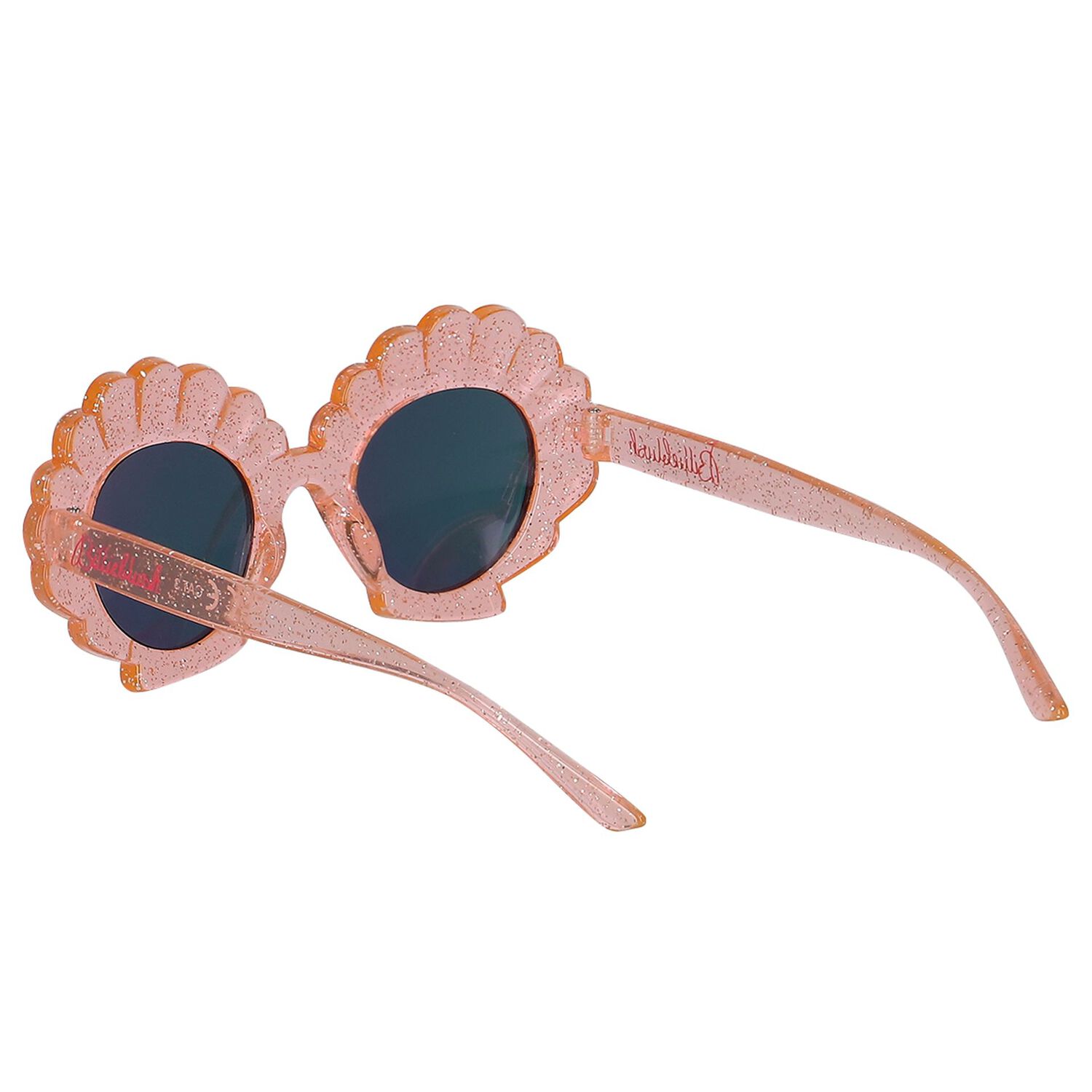Girls Pink Shell Logo Sunglasses, 1, hi-res