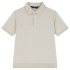 Boys Grey Polo Shirt, 1, hi-res