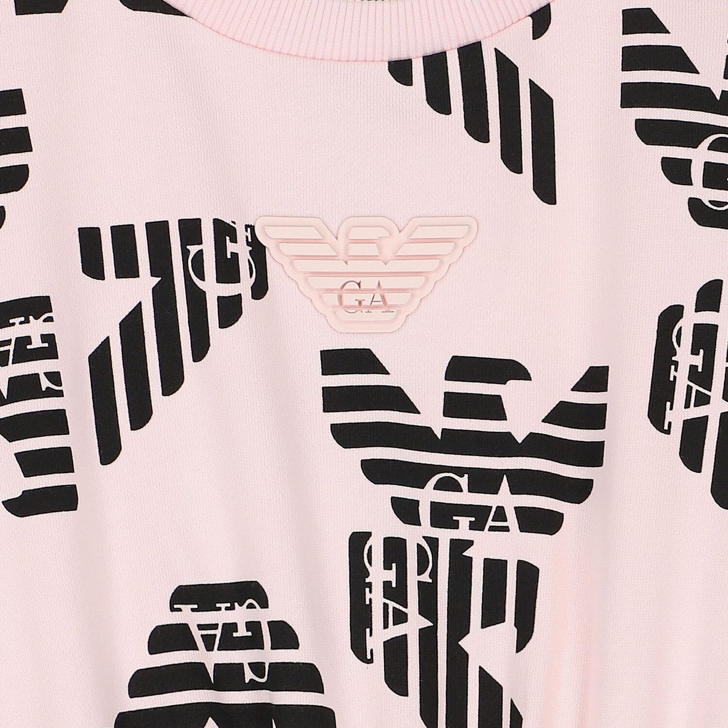 Girls Pink Logo Dress, 1, hi-res