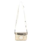Girls Gold Logo Shoulder Bag, 1, hi-res
